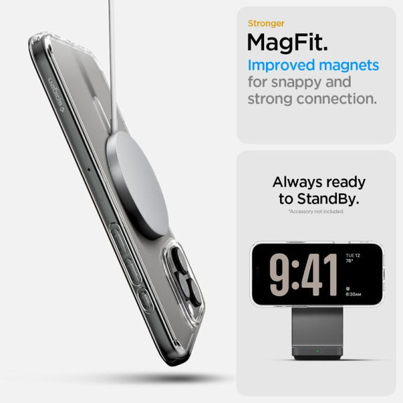 Spigen - Ovitek Ultra Hybrid "T" z MagSafe za iPhone 16 Pro, bela
