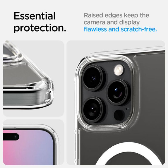 Spigen - Ovitek Ultra Hybrid "T" z MagSafe za iPhone 16 Pro, bela