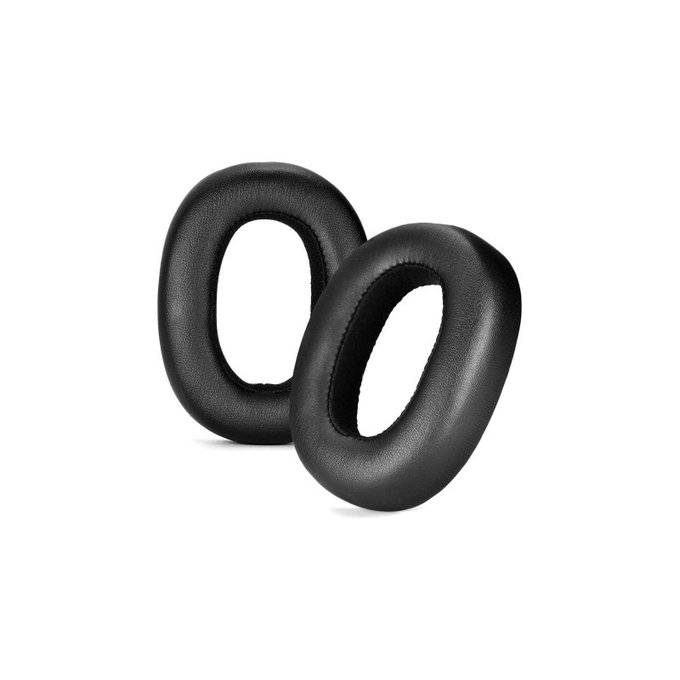 Nadomestne blazinice za ušesa za AKG N700NC, Spominska pena + PU usnje, Črne, 1 Par