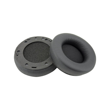 Nadomestne blazinice za ušesa za AKG Y600NC, Spominska pena + PU usnje, Črne, 1 Par