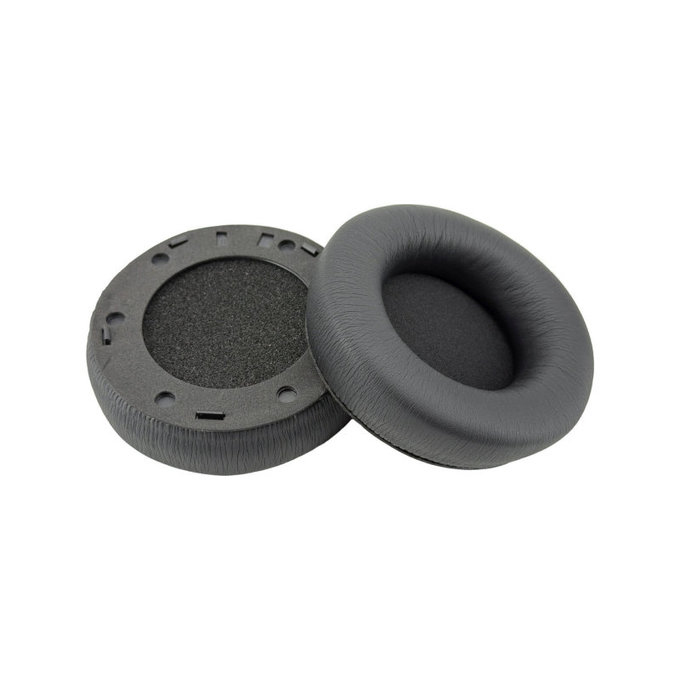Nadomestne blazinice za ušesa za AKG Y600NC, Spominska pena + PU usnje, Črne, 1 Par