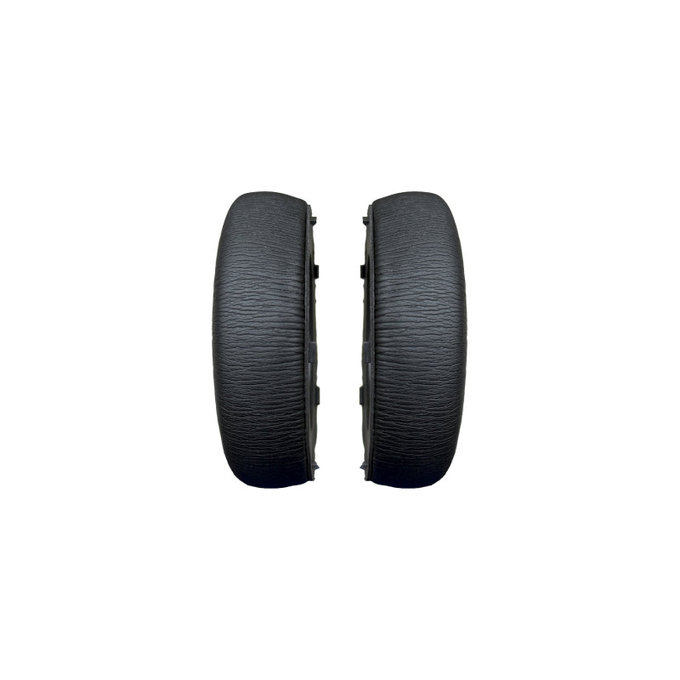 Nadomestne blazinice za ušesa za AKG Y600NC, Spominska pena + PU usnje, Črne, 1 Par