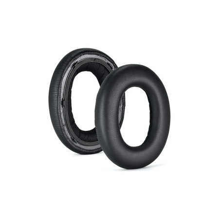 Nadomestne blazinice za ušesa za Bowers & Wilkins PX7, Spominska pena + PU usnje, Črne, 1 Par