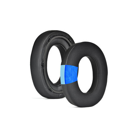 Nadomestne blazinice za ušesa za Bowers & Wilkins PX7 S2, PX8, Spominska pena + PU usnje + Tekstil, Črne, Hlajeni gel, 1 Par