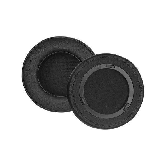 Nadomestne blazinice za ušesa za Corsair Virtuoso RGB, Spominska pena + PU usnje, Črne, 1 Par