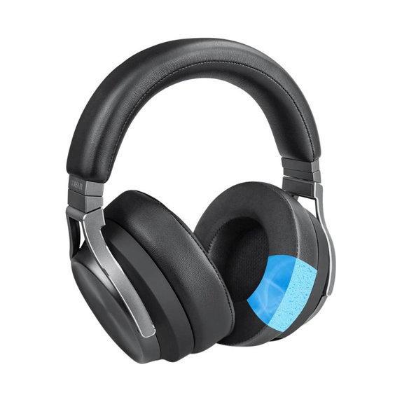 Nadomestne blazinice za ušesa za Corsair Virtuoso RGB, Spominska pena + Tekstil, Črne, Hlajeni gel, 1 Par
