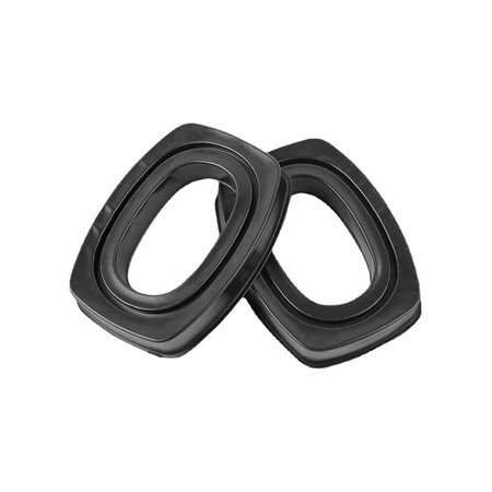 Nadomestne blazinice za ušesa za Howard Leight Impact, Spominska pena + Usnje, Črne, Hlajeni gel, 1 Par