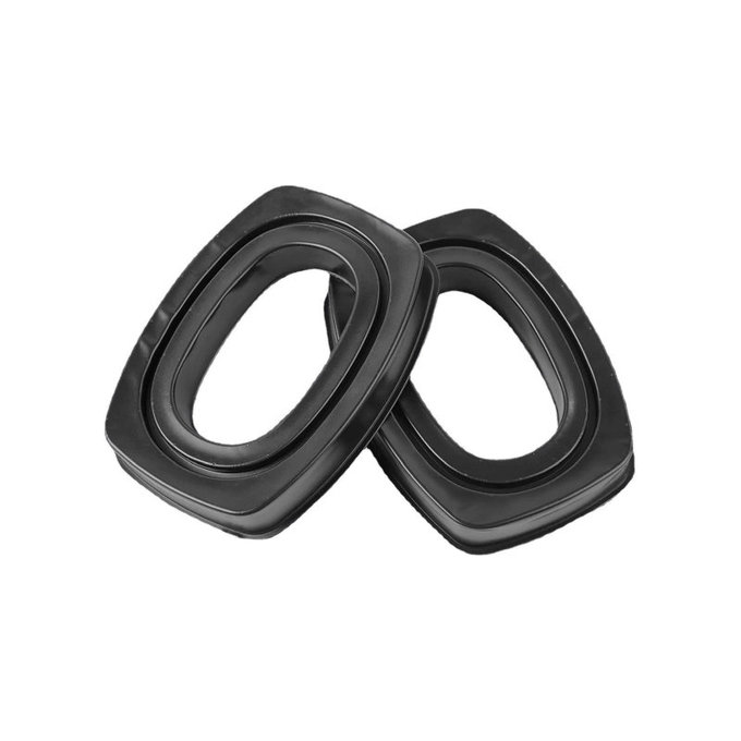 Nadomestne blazinice za ušesa za Howard Leight Impact, Spominska pena + Usnje, Črne, Hlajeni gel, 1 Par