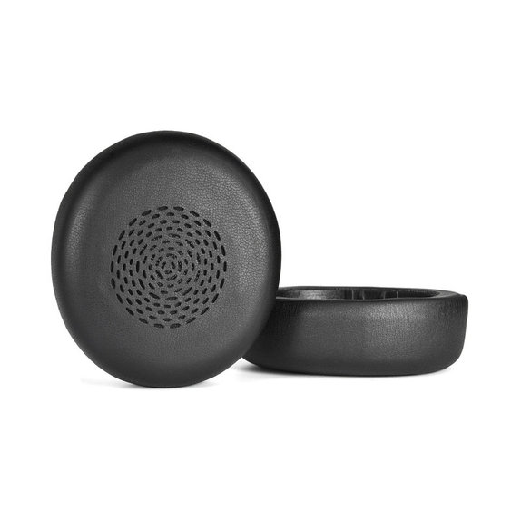 Nadomestne blazinice za ušesa za Jabra Evolve 2 75 UC/MS, Spominska pena + PU usnje, Črne, 1 Par