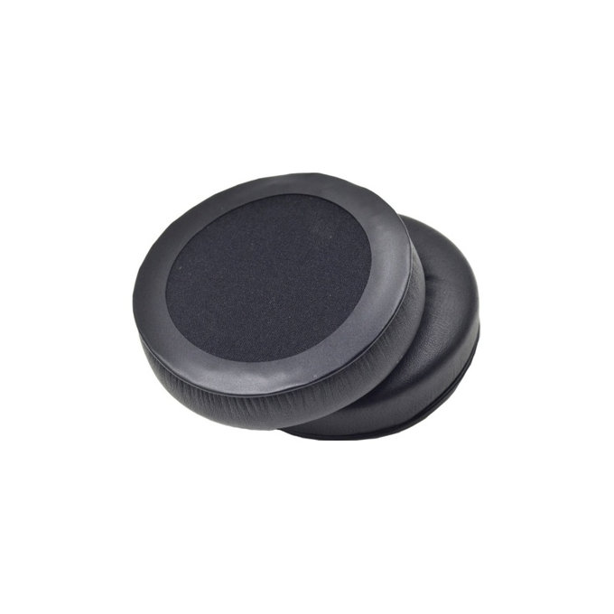 Nadomestne blazinice za ušesa za JBL Synchros E50BT, Spominska pena + PU usnje, Črne, 1 Par