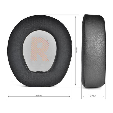 Nadomestne blazinice za ušesa za JBL Quantum Q800, Spominska pena, Črne, Hlajeni gel, 1 Par