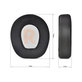 Nadomestne blazinice za ušesa za JBL Quantum Q200, Q300, Spominska pena + PU usnje + Tekstil, Črne, Hlajeni gel, 1 Par