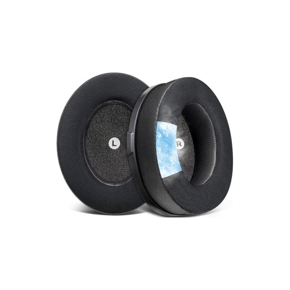 Nadomestne blazinice za ušesa za Kingston HyperX Cloud Orbit S, Spominska pena + PU usnje, Črne, Hlajeni gel, 1 Par