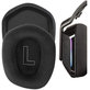 Nadomestne blazinice za ušesa za Logitech G335, G733, Spominska pena + Tekstil, Črne, 1 Par