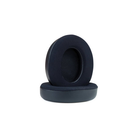 Nadomestne blazinice za ušesa za Beats Studio Pro, Spominska pena + Tekstil + Usnje, Črne, Hlajeni gel, 1 Par