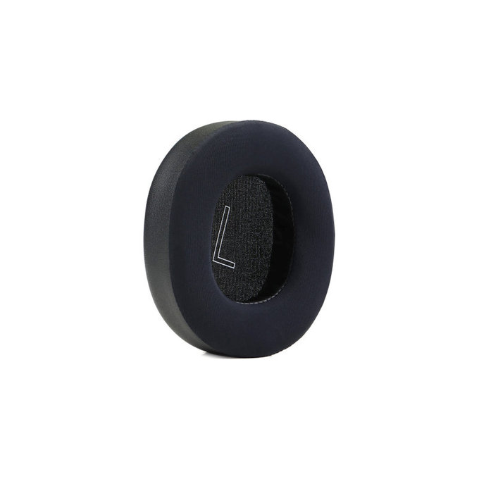 Nadomestne blazinice za ušesa za Microsoft Xbox Series, Spominska pena + PU usnje + Tekstil, Črne, Hlajeni gel, 1 Par