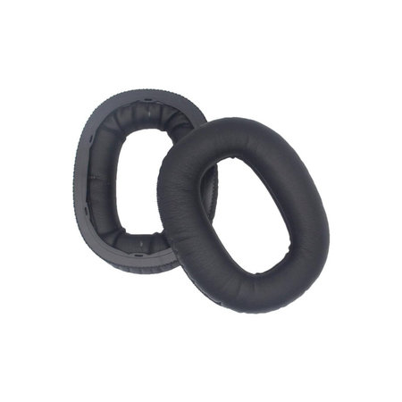 Nadomestne blazinice za ušesa za Marshall Monitor II, Spominska pena + PU usnje, Črne, 1 Par