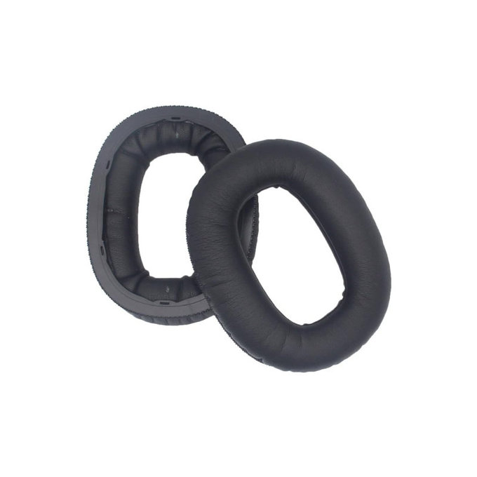 Nadomestne blazinice za ušesa za Marshall Monitor II, Spominska pena + PU usnje, Črne, 1 Par