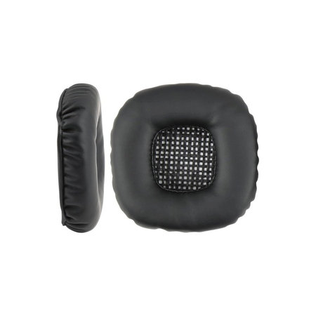 Nadomestne blazinice za ušesa za Marshall Major V, Spominska pena + Usnje, Črne, 1 Par