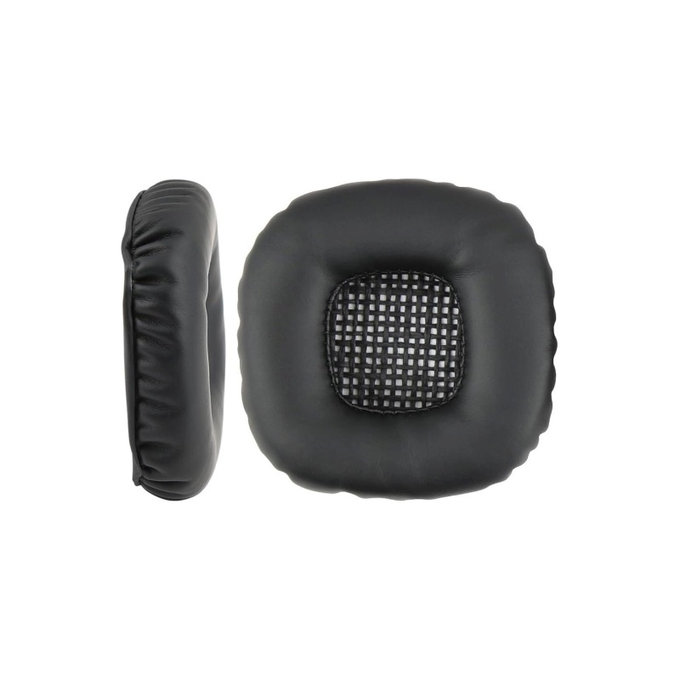 Nadomestne blazinice za ušesa za Marshall Major V, Spominska pena + Usnje, Črne, 1 Par