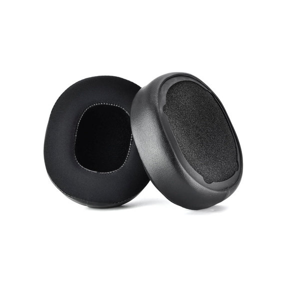 Nadomestne blazinice za ušesa za Skullcandy Hesh 3.0, Crusher, Venue, Spominska pena + Usnje + Tekstil, Črne, Hlajeni gel, 1 Par