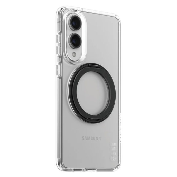Ovitek Kickstand za Samsung Galaxy S25 Edge, Črna, PanzerGlass