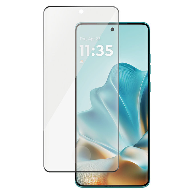 Kaljeno steklo UWF za Motorola Edge 60/60 Pro/60 Fusion, Črna, SAFE by PanzerGlass