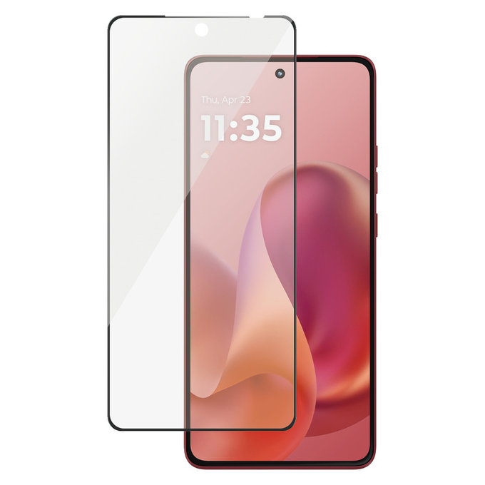 Kaljeno steklo UWF za Motorola Moto G86 Power, Črna, SAFE by PanzerGlass