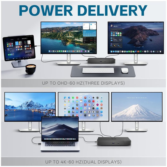 Dell WD19S K20A001 - Priklopna postaja (USB-C) + 130W adapter Obnovljeno