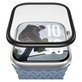 Kaljeno steklo UWF METALLIC za Apple Watch 11/10 42 mm, Črna, PanzerGlass