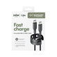 Kabel USB-C, 240 W, Racing, 1, 2 m, Space Black, empower
