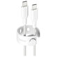 Kabel USB-C, 240 W, Racing, 2 m, Srebrno-bela, empower