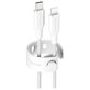 Kabel USB-C/Lightning, 60 W, Racing, 1, 2 m, Srebrno-bela, empower