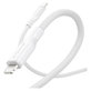 Kabel USB-C/Lightning, 60 W, Racing, 1, 2 m, Srebrno-bela, empower