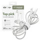 Kabel USB-C/Lightning, 60 W, Racing, 1, 2 m, Srebrno-bela, empower