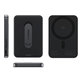 Brezžična PowerBank 5000 mAh z vrtljivim stojalom, 20 W, združljiva z MagSafe, Qi2/USB-C, Space Black, empower