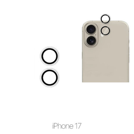 FixPremium Glass - Kaljeno Steklo Zadnje Kamere brez Okvira za iPhone 17