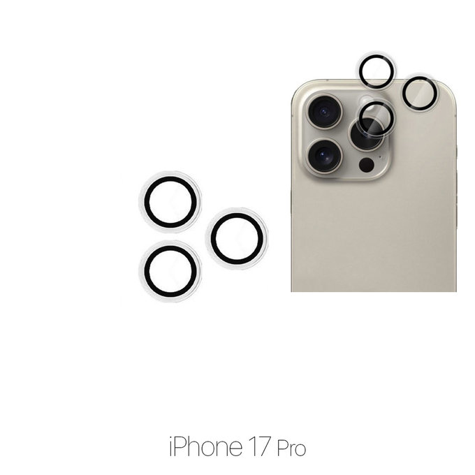 FixPremium Glass - Kaljeno Steklo Zadnje Kamere brez Okvira za iPhone 17 Pro