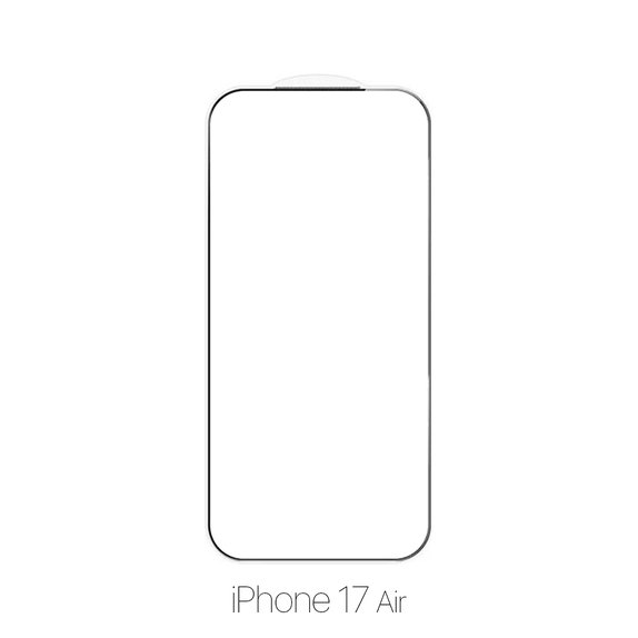 FixPremium FullCover Glass - Kaljeno Steklo za iPhone 17 Air
