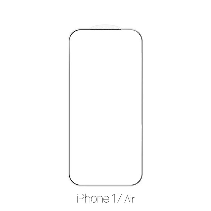 FixPremium FullCover Glass - Kaljeno Steklo za iPhone 17 Air