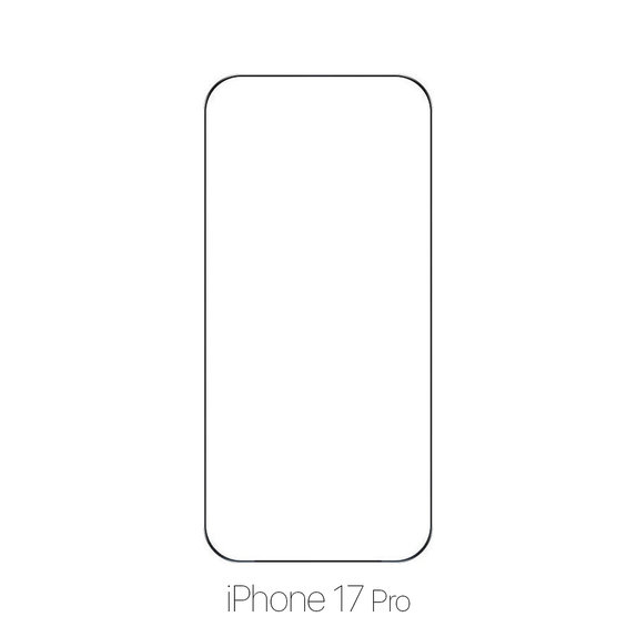 FixPremium FullCover Glass - Kaljeno Steklo za iPhone 17 Pro