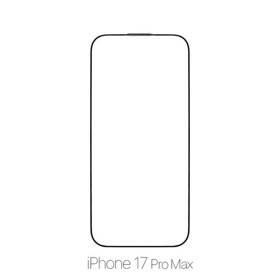 FixPremium FullCover Glass - Kaljeno Steklo za iPhone 17 Pro Max