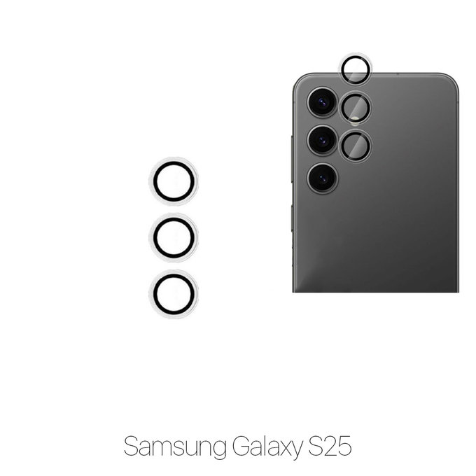 FixPremium Glass - Kaljeno Steklo Zadnje Kamere brez Okvira za Samsung S25