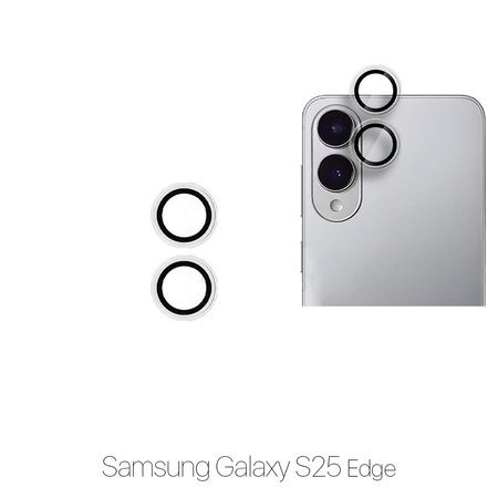 FixPremium Glass - Kaljeno Steklo Zadnje Kamere brez Okvira za Samsung S25 Edge