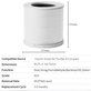 Xiaomi Smart Air Purifier 4 Compact - HEPA filter (Aktivno oglje) (White)