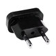 220V Napajalni adapter iz US v EU (Črni)