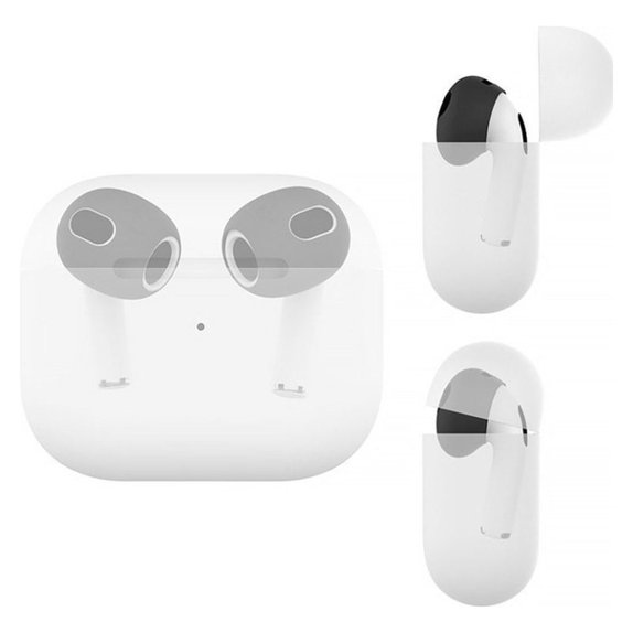 Nadomestni silikonski ušesni nastavki za Apple AirPods 3, Beli