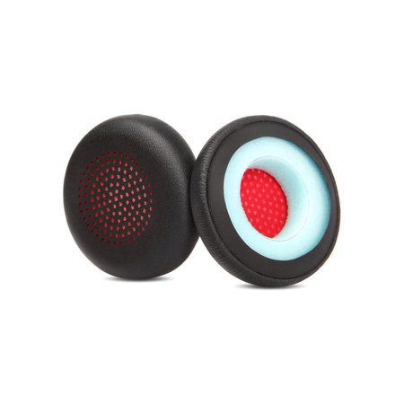 Nadomestne blazinice za ušesa za Poly Blackwire 5200, Voyager 5200, Spominska pena + PU usnje, Črne, 1 par
