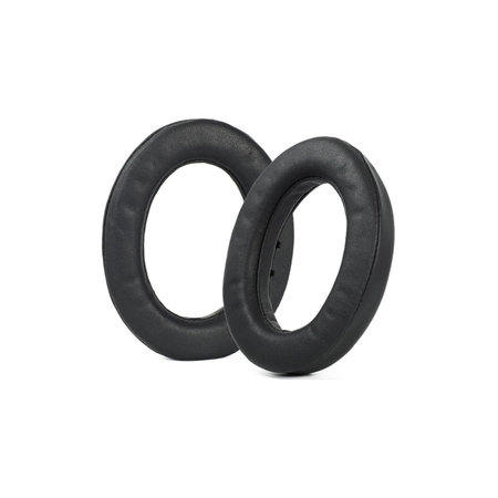 Nadomestne blazinice za ušesa za Sennheiser HD490 Pro, HD490 Pro Plus, Spominska pena + PU usnje, Črne, 1 par