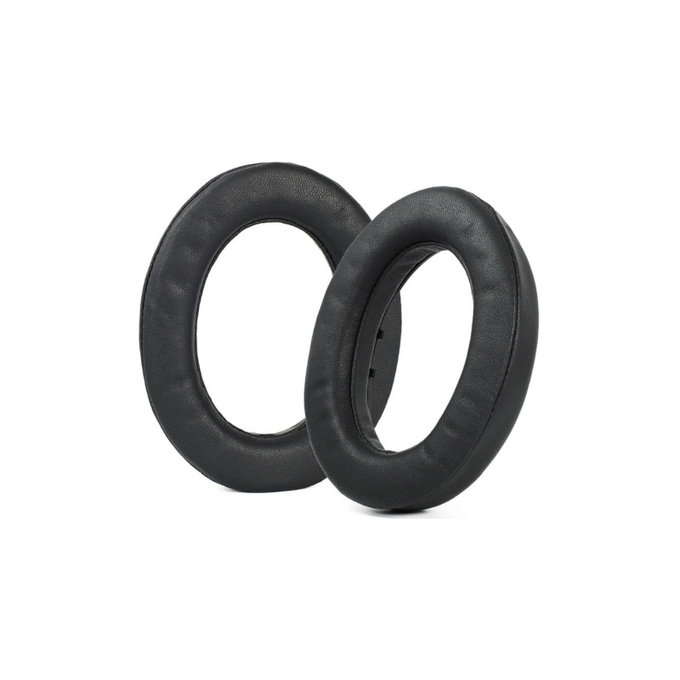 Nadomestne blazinice za ušesa za Sennheiser HD490 Pro, HD490 Pro Plus, Spominska pena + PU usnje, Črne, 1 par